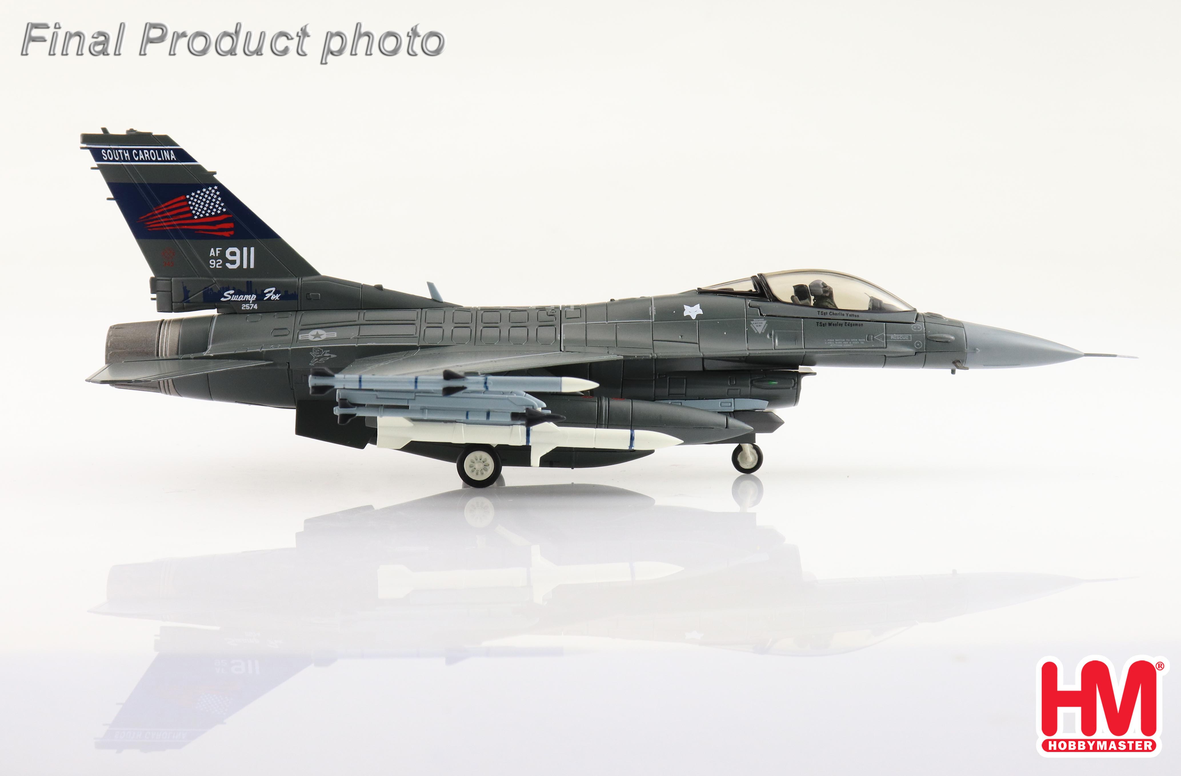 F-16C Fighting Falcon 92-3911, 157th FS, South Carolina ANG